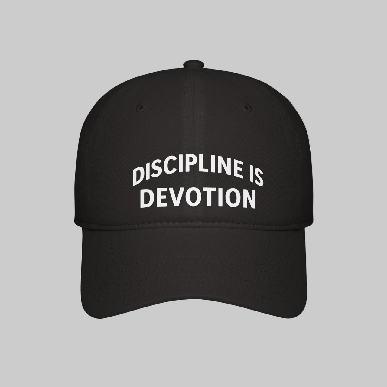 Modest Mindset Low Profile Baseball Cap - 'Discipline is Devotion' Hat