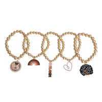 Gold Melanin Poppin Bracelets - Modestly Vogue
