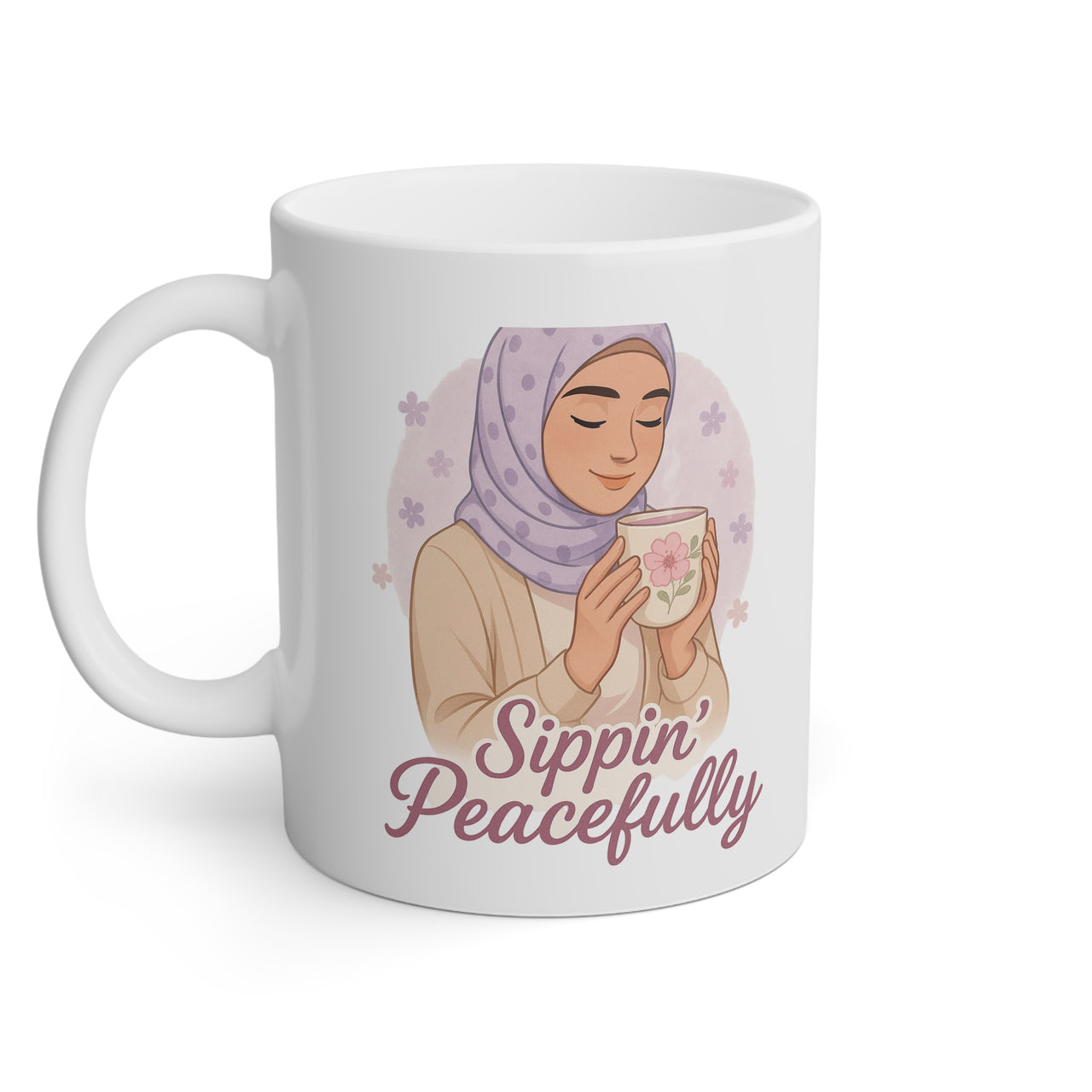 Sippin' Peacefully Coffee Mug – 11oz Serene & Mindful Drinkware - Modestly Vogue