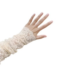 Summer Fashion Ice Sleeves – Elastic Fingerless Long Arm Gloves