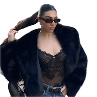 Fox Fur Jacket Women Short Autumn Winter Faux Fur Coat Young All Match Plush Women Clothing