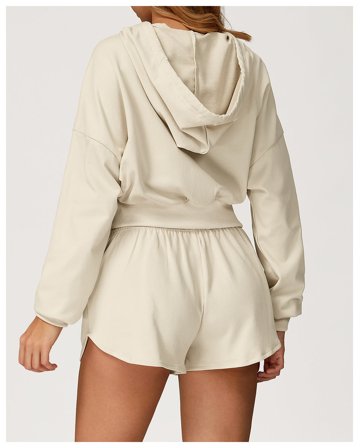 Hoodie Zipper Windproof Sweatshirt Women Outdoor Running Sportswear Top