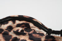 Leopard Print Women Clothing Summer Vest Outdoor Wear Niche Super Short Top