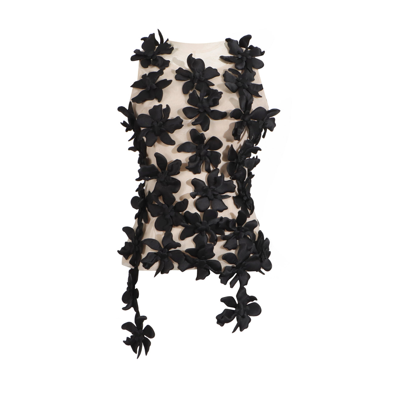 Black Mesh Stitching Sleeveless Vest for Women - Spring Summer Top