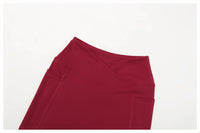 High Waist Cross Waist Wide Leg Bootcut Yoga Leggings Pants