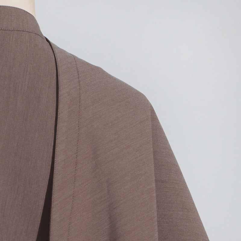 Neutral Personalized Blazer for Women - Summer Long Sleeve Shawl Top