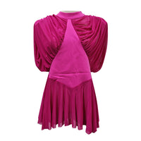 French Entry Lux Pleated Ruffle Sleeveless Top for Women - Modestly Vogue