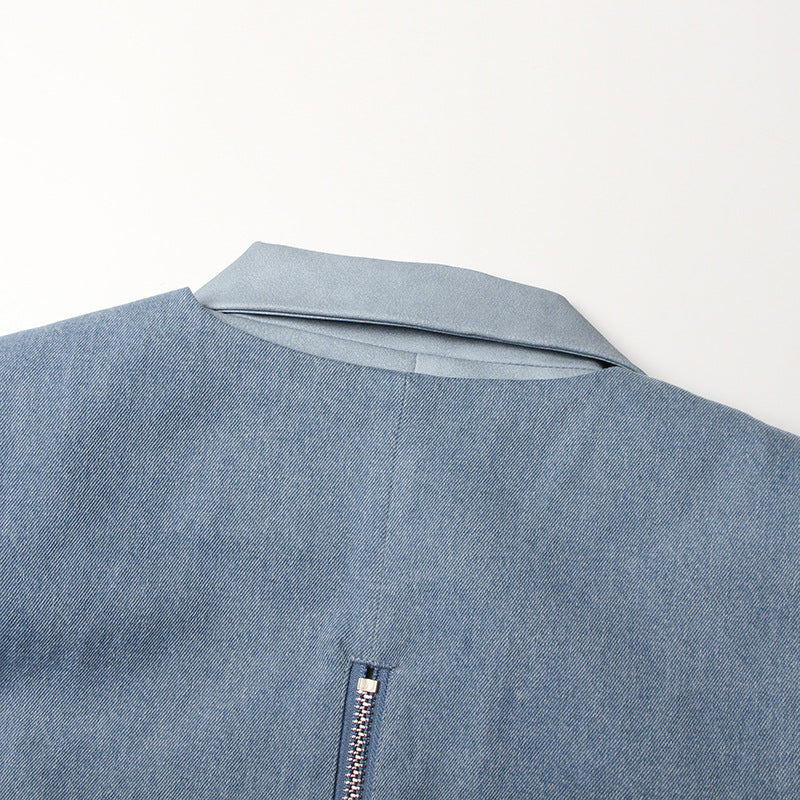 Blue Denim Retro Design Jacket