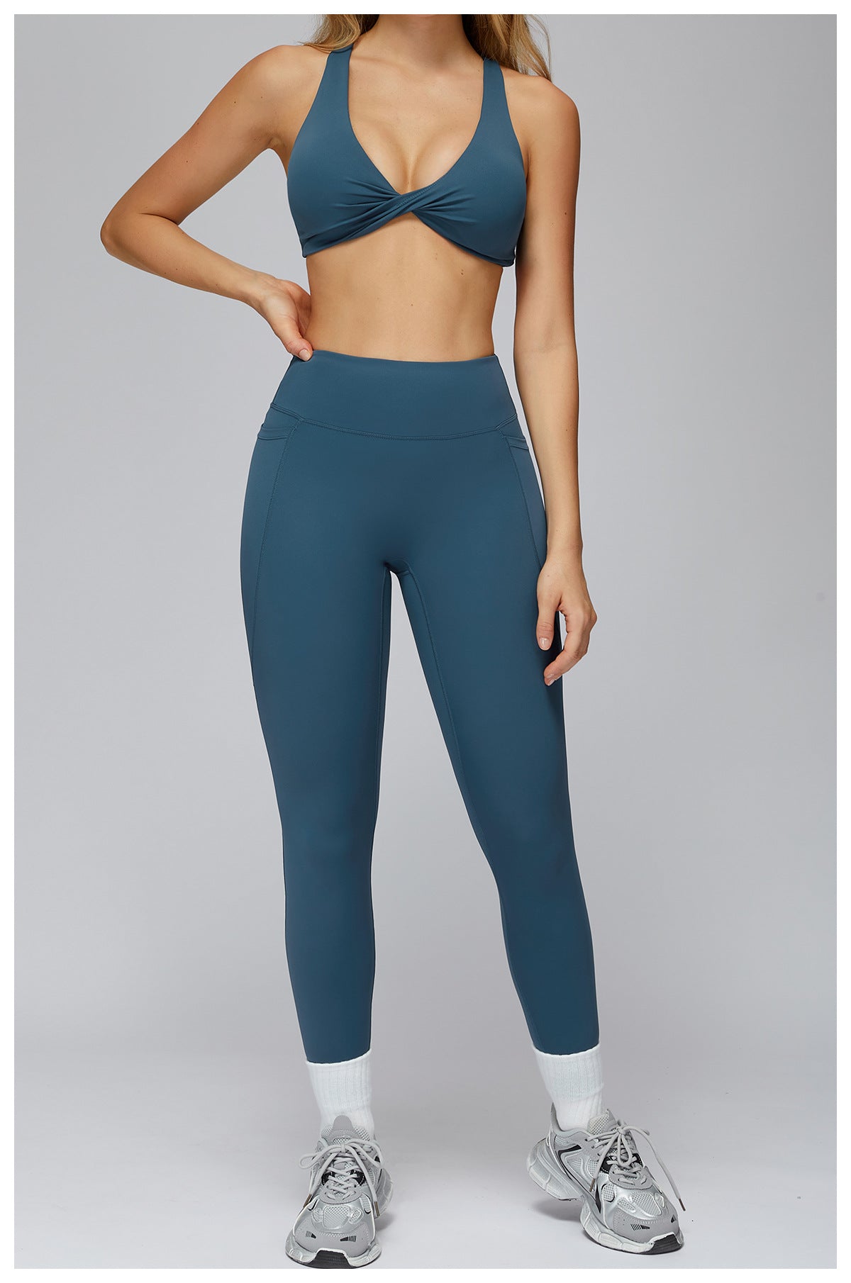 High Waist Trimming Yoga Workout Pants Leggings