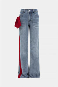 Denim Blue and Red Band