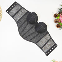 Pastel Corset Boning Corset Corset Mesh Thin Strap Wrapped Chest