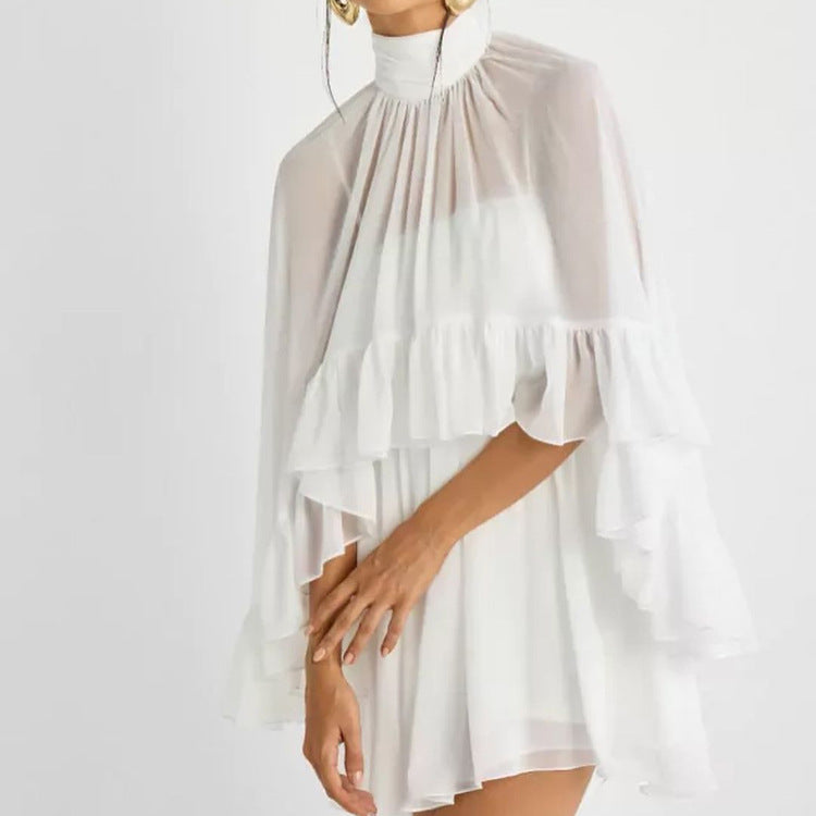 Sun Protection Smock Top & Suspender Dress Two-Piece Set - Modestly Vogue