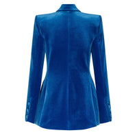 Early Spring Women Clothing Velvet Slim Fit Small Blazer High Street High End Top