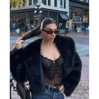 Fox Fur Jacket Women Short Autumn Winter Faux Fur Coat Young All Match Plush Women Clothing