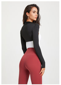 Sports Long Sleeve Yoga Dance Shawl Workout Shrug Top