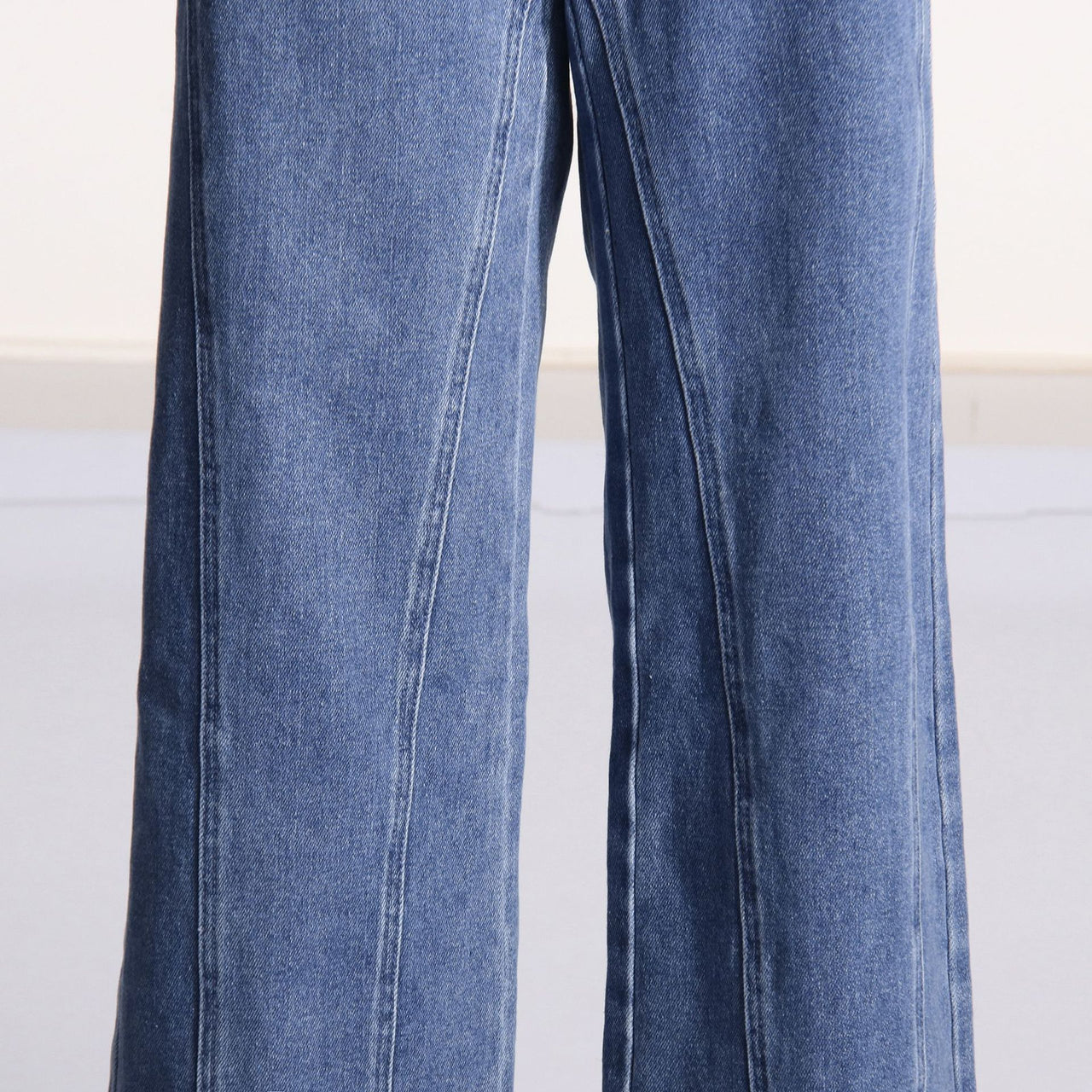 Blue Fashionable Elegant Jeans for Women Spring Bow