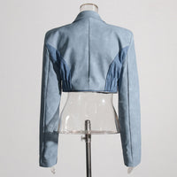Blue Denim Retro Design Jacket