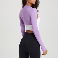 Sports Long Sleeve Yoga Dance Shawl Workout Shrug Top