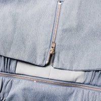 Blue Denim Retro Design Jacket