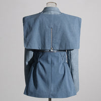 Blue Denim Retro Design Jacket