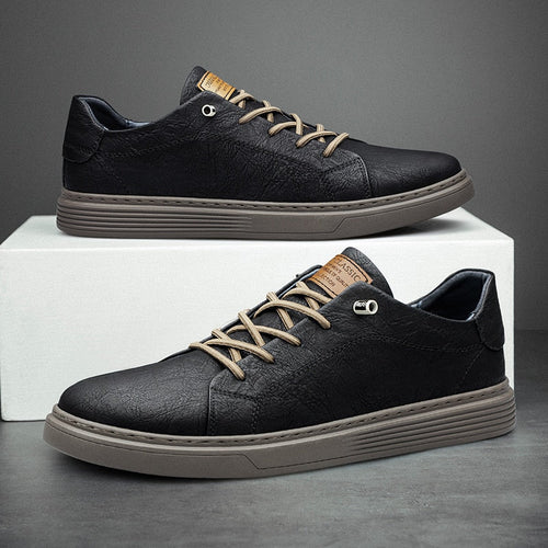 Men’s Lace-Up Oxford Leather Shoes – Classic Formal Dress Shoes