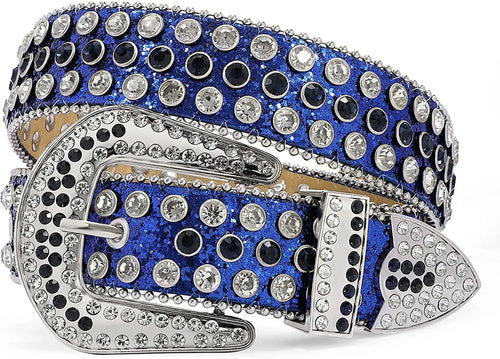 BB Simon Diamond Fashion Western Belt – Decorative Women’s Belt - Modestly Vogue
