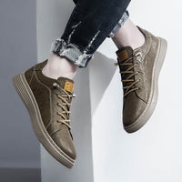 Men’s Lace-Up Oxford Leather Shoes – Classic Formal Dress Shoes
