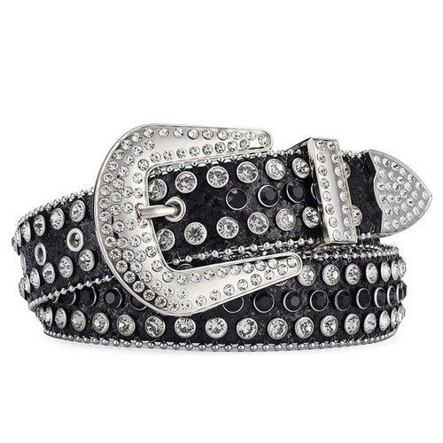 BB Simon Diamond Fashion Western Belt – Decorative Women’s Belt - Modestly Vogue