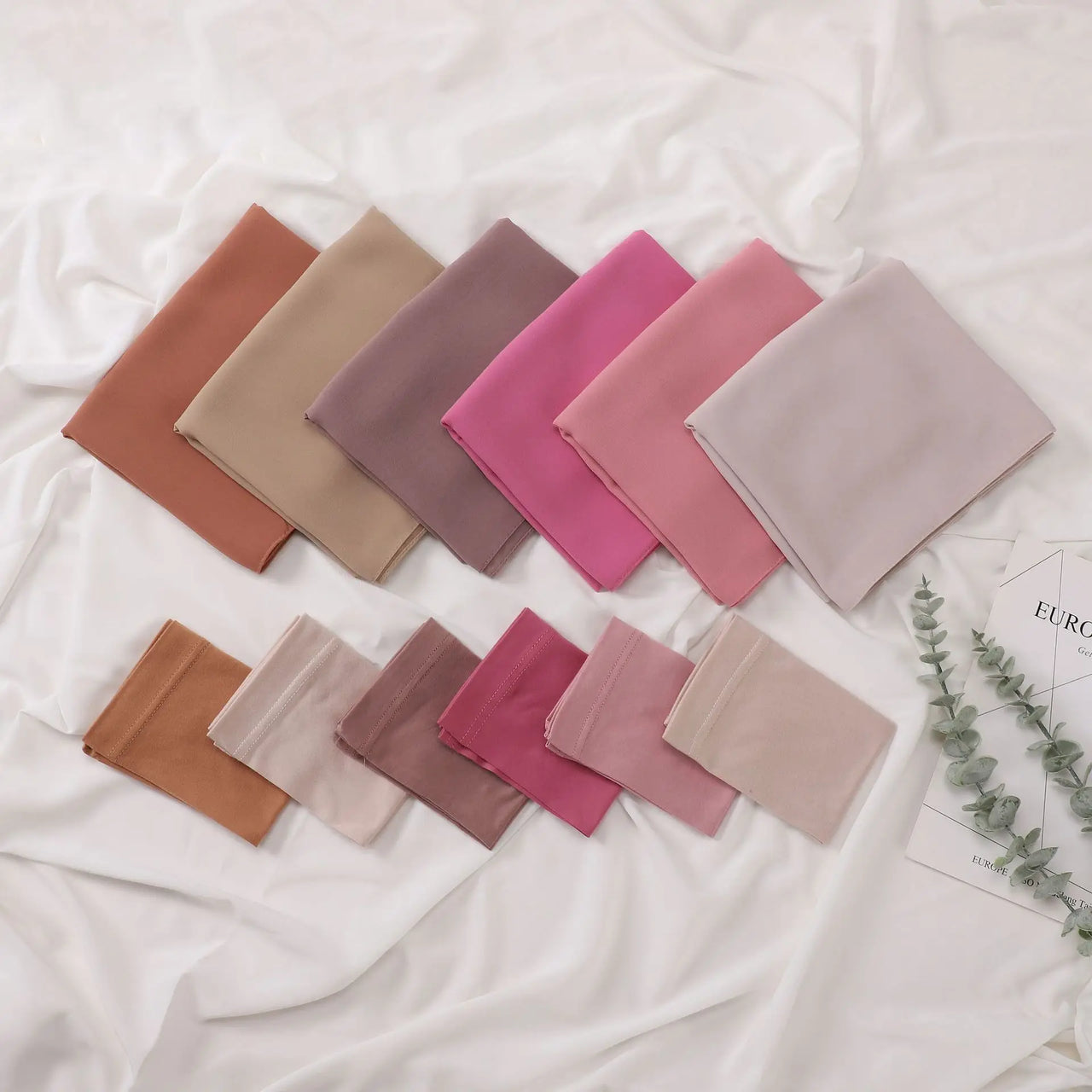 Chiffon Hijab & Matching Undercap Set – Lightweight & Elegant - Modestly Vogue