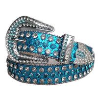 BB Simon Diamond Fashion Western Belt – Decorative Women’s Belt - Modestly Vogue