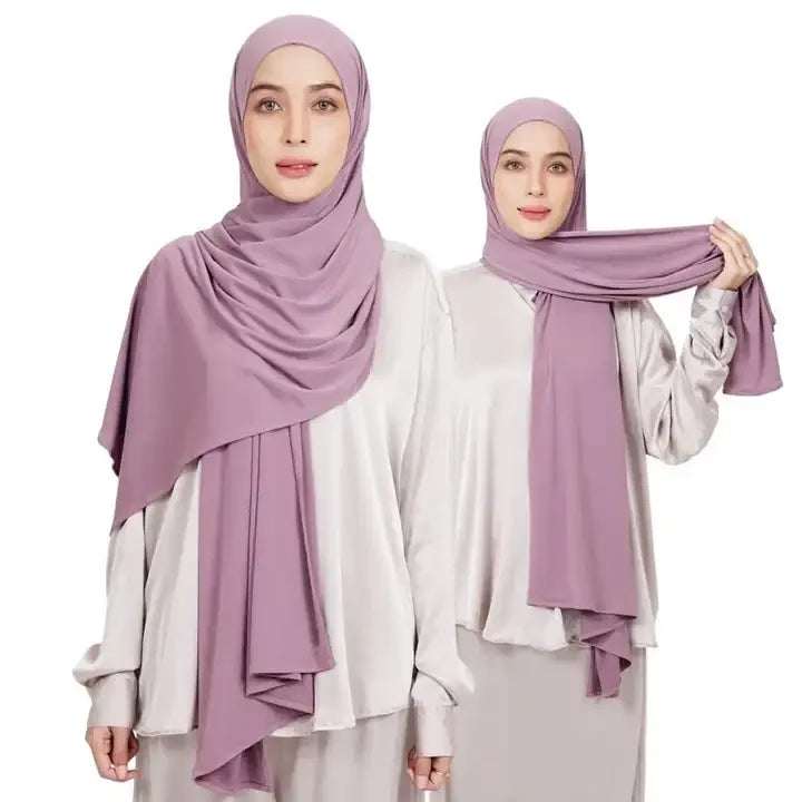 Premium Jersey Instant Hijab – Soft, Stretchy & No-Pin Style - Modestly Vogue