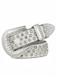 BB Simon Diamond Fashion Western Belt – Decorative Women’s Belt - Modestly Vogue