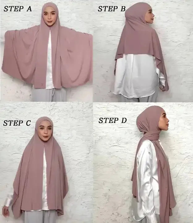 Premium Jersey Instant Hijab – Soft, Stretchy & No-Pin Style - Modestly Vogue