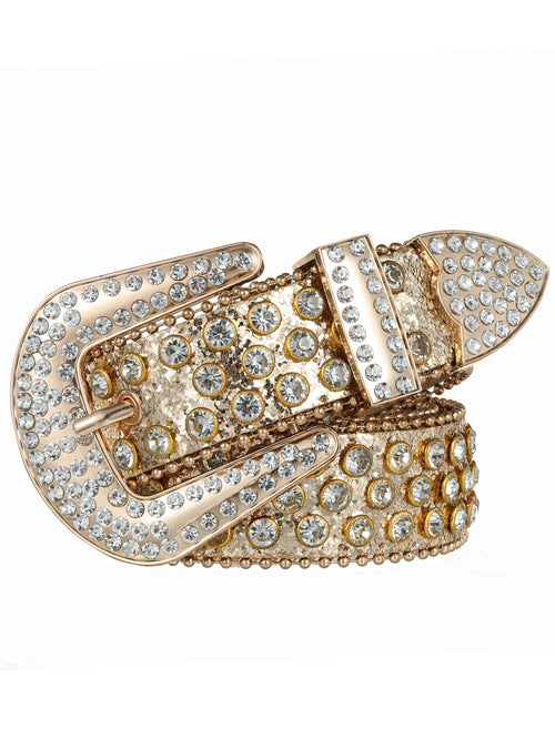 BB Simon Diamond Fashion Western Belt – Decorative Women’s Belt - Modestly Vogue
