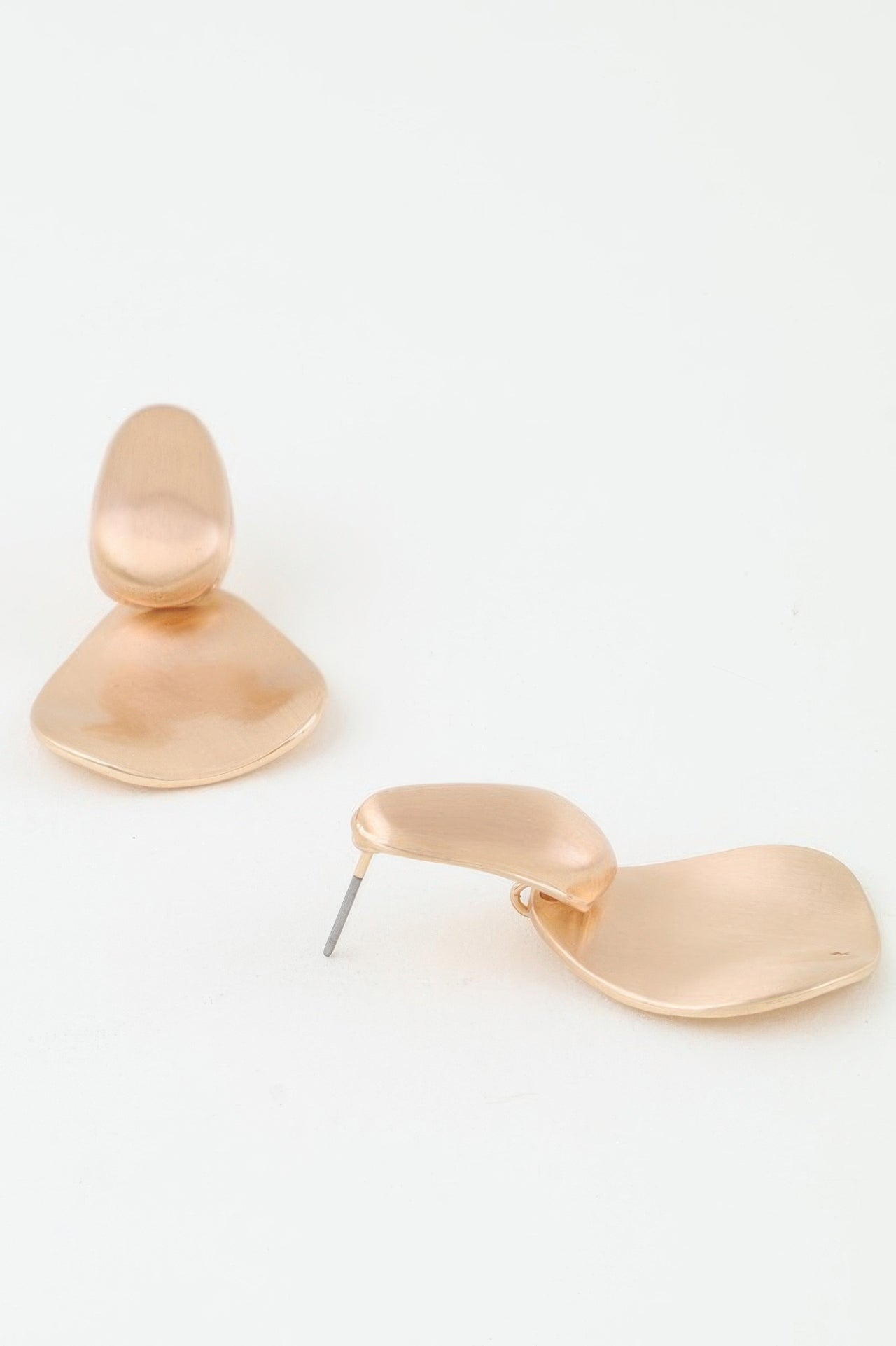Minimal Matte Drop Earrings