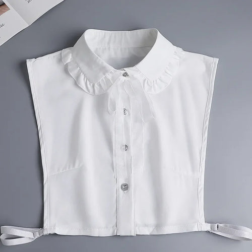 Hollow Lace Chiffon Doll Cotton Fake Collar Blouse Sweater Detachable