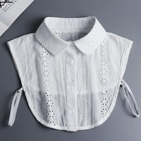 Hollow Lace Chiffon Doll Cotton Fake Collar Blouse Sweater Detachable