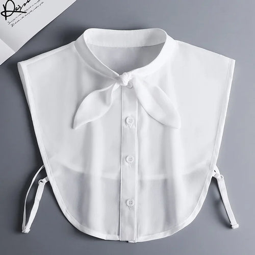 Hollow Lace Chiffon Doll Cotton Fake Collar Blouse Sweater Detachable