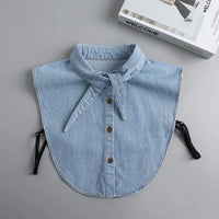 Hollow Lace Chiffon Doll Cotton Fake Collar Blouse Sweater Detachable