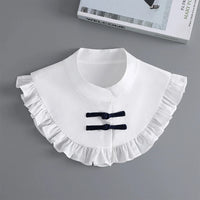 Hollow Lace Chiffon Doll Cotton Fake Collar Blouse Sweater Detachable