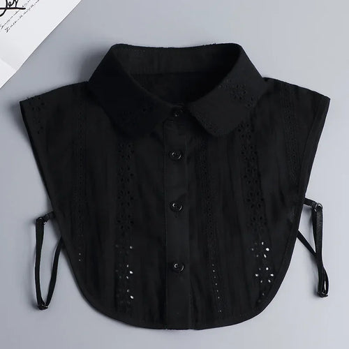 Hollow Lace Chiffon Doll Cotton Fake Collar Blouse Sweater Detachable