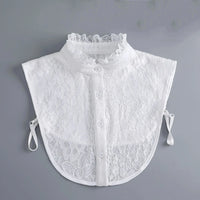 Hollow Lace Chiffon Doll Cotton Fake Collar Blouse Sweater Detachable