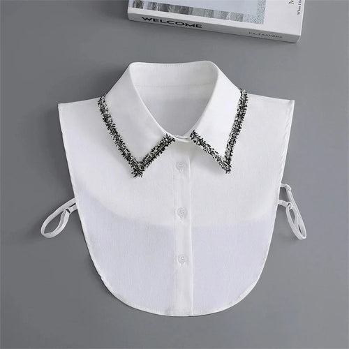 Hollow Lace Chiffon Doll Cotton Fake Collar Blouse Sweater Detachable