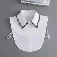 Hollow Lace Chiffon Doll Cotton Fake Collar Blouse Sweater Detachable