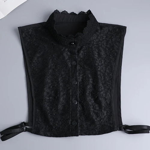 Hollow Lace Chiffon Doll Cotton Fake Collar Blouse Sweater Detachable