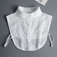 Hollow Lace Chiffon Doll Cotton Fake Collar Blouse Sweater Detachable