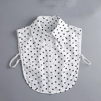 Hollow Lace Chiffon Doll Cotton Fake Collar Blouse Sweater Detachable