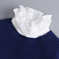 Hollow Lace Chiffon Doll Cotton Fake Collar Blouse Sweater Detachable