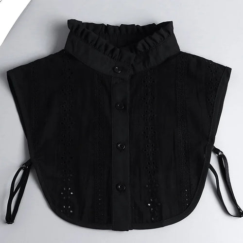 Hollow Lace Chiffon Doll Cotton Fake Collar Blouse Sweater Detachable