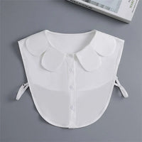 Hollow Lace Chiffon Doll Cotton Fake Collar Blouse Sweater Detachable